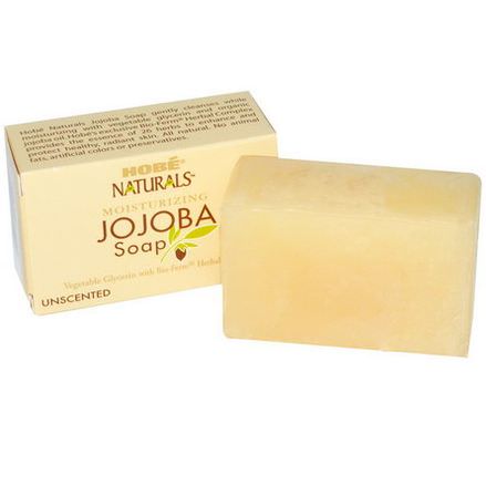 Hobe Labs, Moisturizing Jojoba Soap, Unscented 113g