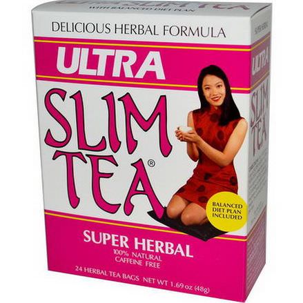 Hobe Labs, Super Herbal Ultra Slim Tea, 24 Herbal Tea Bags 48g