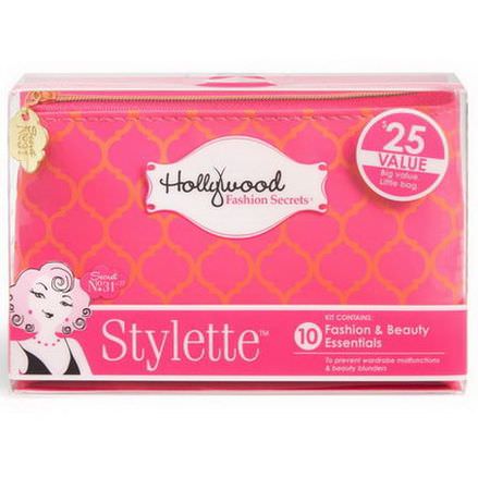 Hollywood Fashion Secrets, Stylette, Fashion&Beauty Essentials Kit, Orange/Pink, 1 Kit