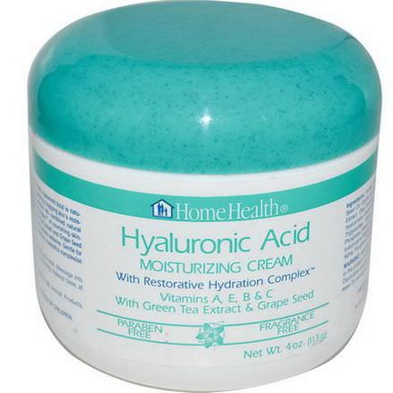 Home Health, Hyaluronic Acid, Moisturizing Cream with Restorative Hydration Complex 113g