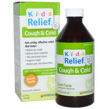 Homeolab USA, Kids Relief, Cough&Cold 250ml