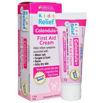 Homeolab USA, Kids Relief, First Aid Cream, Calendula 50g