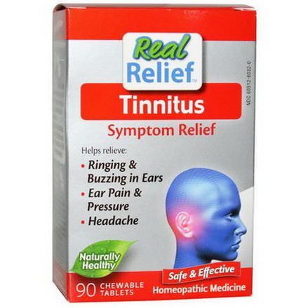 Homeolab USA, Tinnitus, Symptom Relief, 90 Chewable Tablets