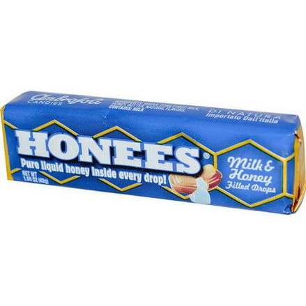 Honees, Milk&Honey Filled Drops 42g
