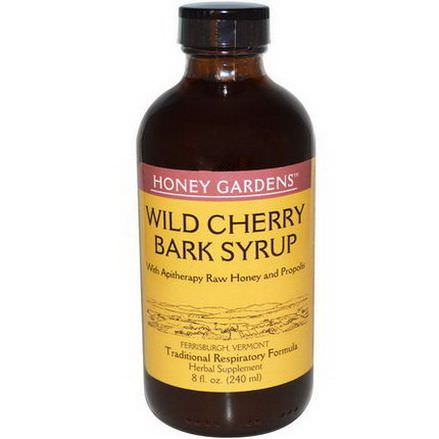 Honey Gardens, Wild Cherry Bark Syrup 240ml
