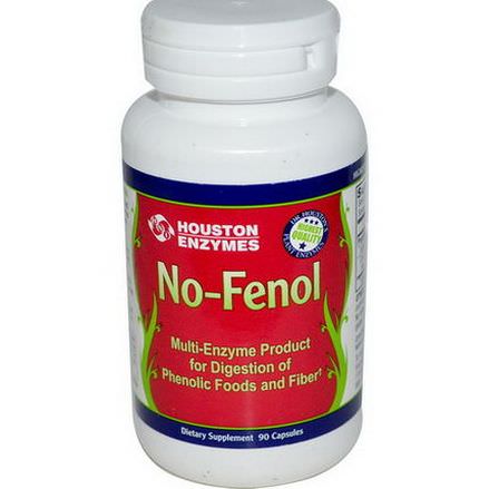 Houston Enzymes, No-Fenol, Multi-Enzyme, 90 Capsules