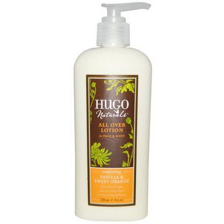 Hugo Naturals, All Over Lotion, Vanilla&Sweet Orange 236ml
