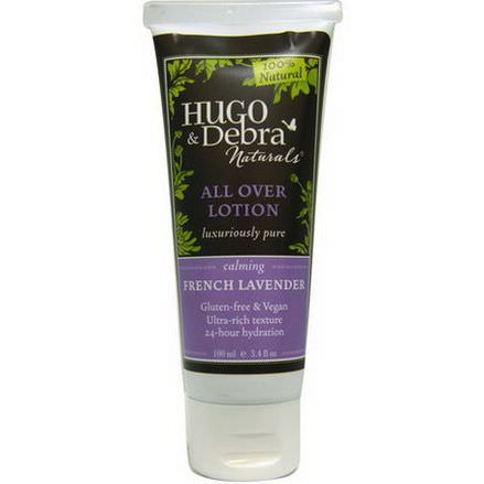Hugo Naturals, All Over Lotion, Calming, French Lavender 100ml