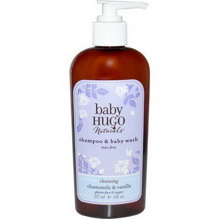 Hugo Naturals, Baby, Shampoo&Baby Wash, Tear-Free, Chamomile&Vanilla 237ml
