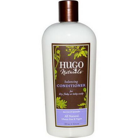Hugo Naturals, Balancing Conditioner, Tea Tree&Lavender 355ml
