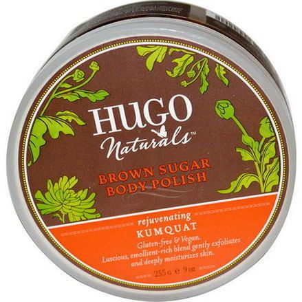 Hugo Naturals, Brown Sugar Body Polish, Kumquat 255g