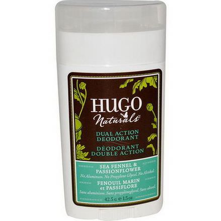 Hugo Naturals, Dual Action Deodorant, Sea Fennel&Passionflower 42.5g