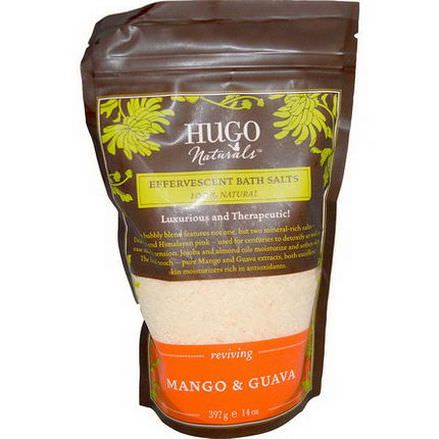 Hugo Naturals, Effervescent Bath Salts, Mango&Guava 397g