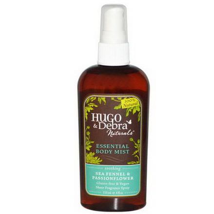 Hugo Naturals, Essential Body Mist, Sea Fennel&Passionflower 118ml