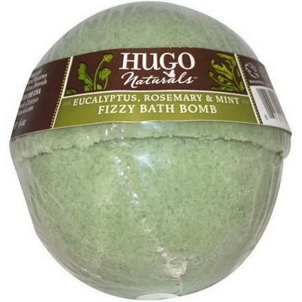 Hugo Naturals, Fizzy Bath Bomb, Eucalyptus, Rosemary&Mint 170g
