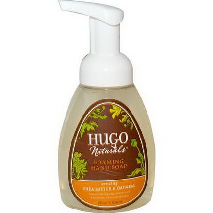 Hugo&Debra Naturals, Foaming Hand Soap, Shea Butter&Oatmeal 251ml