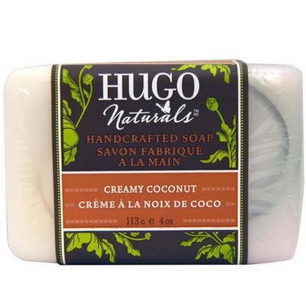 Hugo Naturals, Handcrafted Soap, Creamy Coconut 113g