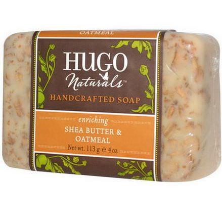 Hugo Naturals, Handcrafted Soap, Shea Butter&Oatmeal 113g