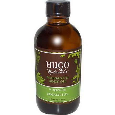Hugo Naturals, Massage&Body Oil, Eucalyptus 118ml