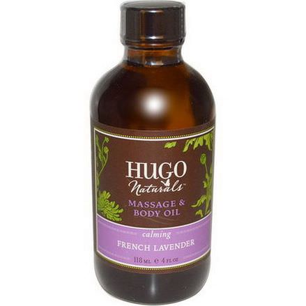 Hugo&Debra Naturals, Massage&Body Oil, French Lavender 118ml