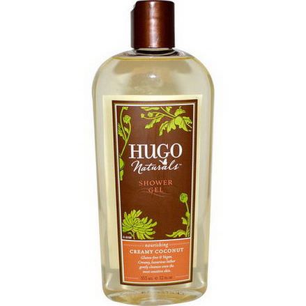 Hugo Naturals, Shower Gel, Creamy Coconut 355ml