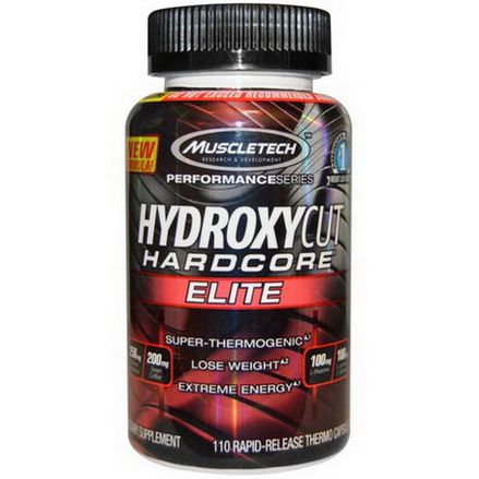 Hydroxycut, Hardcore Elite, 110 Rapid-Release Thermo Caps