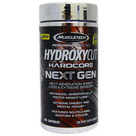 Hydroxycut, Hardcore Next Gen, Weight Loss, 100 Capsules