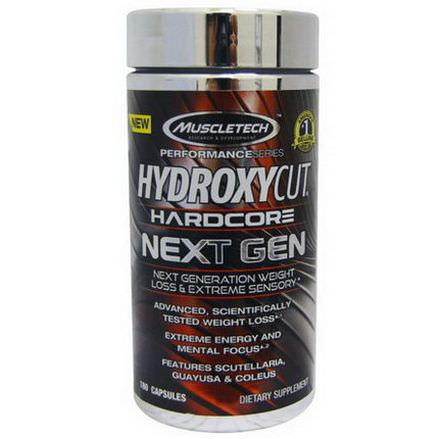 Hydroxycut, Hardcore Next Gen, Weight Loss, 180 Capsules