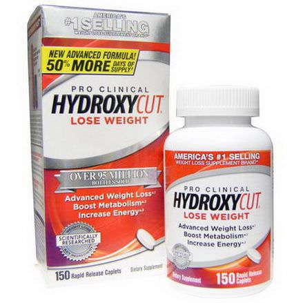 Hydroxycut, Pro Clinical Hydroxycut, 150 Rapid Release Caplets