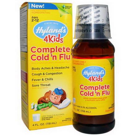 Hyland's, 4Kids, Complete Cold'n Flu 118ml