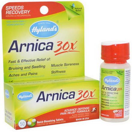 Hyland's, Arnica 30X, 50 Quick-Dissolving Tablets