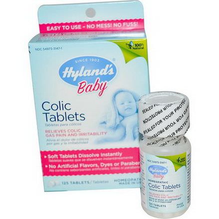 Hyland's, Baby, Colic Tablets, 125 Tablets