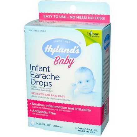 Hyland's, Baby, Infant Earache Drops 10ml