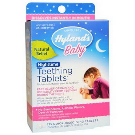 Hyland's, Baby Nighttime Teething Tablets, 135 Quick-Dissolving Tablets