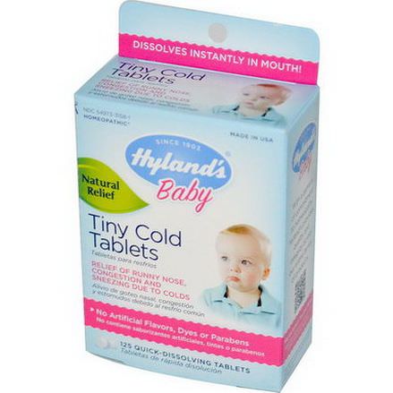 Hyland's, Baby, Tiny Cold Tablets, 125 Quick-Dissolving Tablets