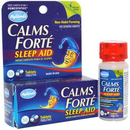 Hyland's, Calms Forte, Sleep Aid, 50 Tablets