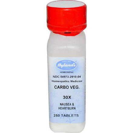 Hyland's, Carbo Veg. 30X, 250 Tablets
