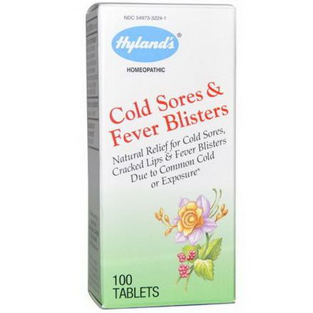 Hyland's, Cold Sores&Fever Blisters, 100 Tablets