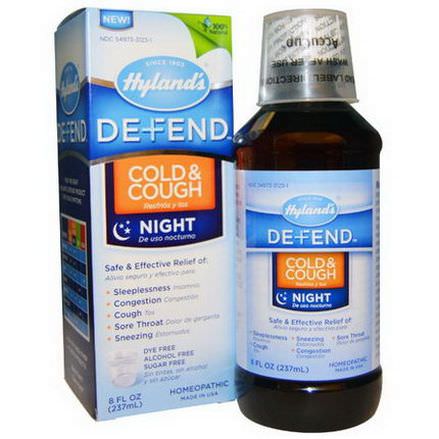 Hyland's, Defend Cold&Cough Night 237ml