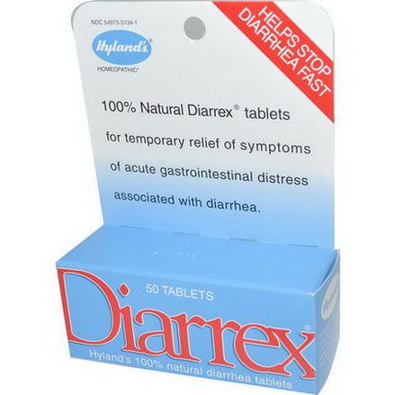 Hyland's, Diarrex, 50 Tablets