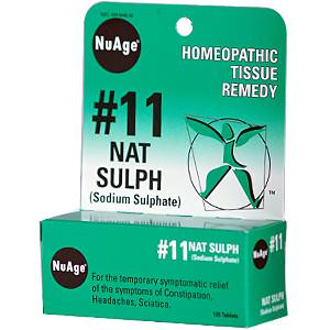 Hyland's, NuAge Sodium Sulphate, 125 Tablets