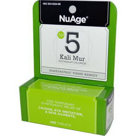 Hyland's, NuAge, No 5 Kali Mur Potassium Chloride, 125 Tablets