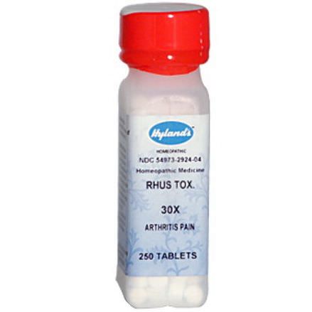 Hyland's, Rhus Tox. 30X, Arthritis Pain, 250 Tablets