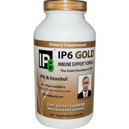 IP-6 International, IP6 Gold, Immune Support Formula, 240 Veggie Caps