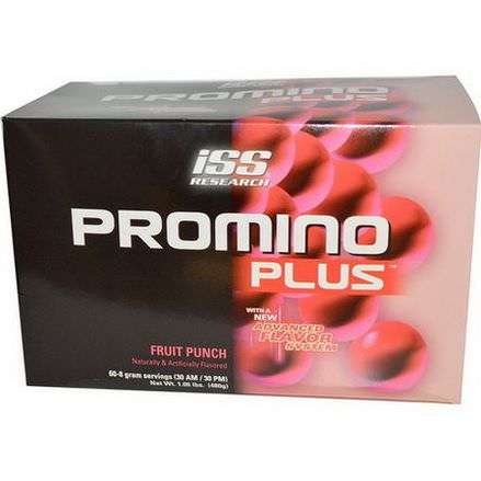 ISS Research, Promino Plus, Fruit Punch, 60-8g Servings