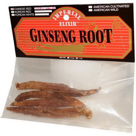 Imperial Elixir, Ginseng Root, Chinese Red Shiu Chu Xu, 1 oz