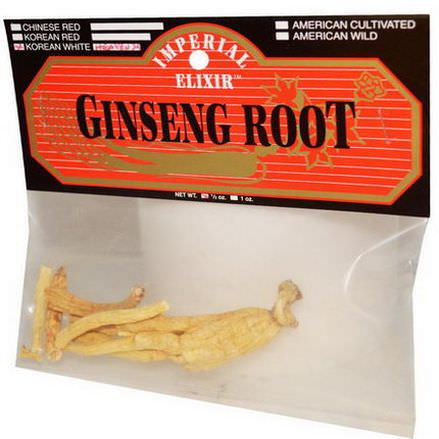 Imperial Elixir, Ginseng Root, Korean White, Heaven 25, 1/2 oz