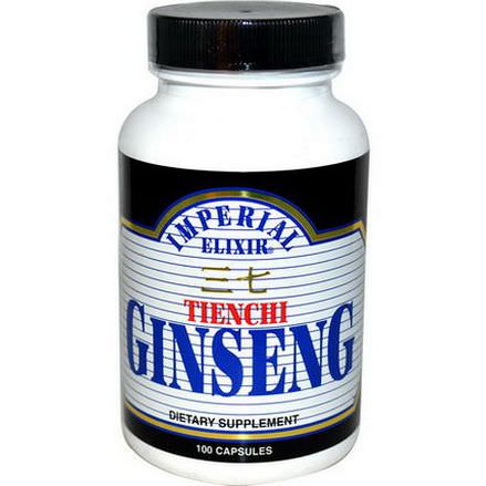 Imperial Elixir, Tienchi Ginseng, 100 Capsules