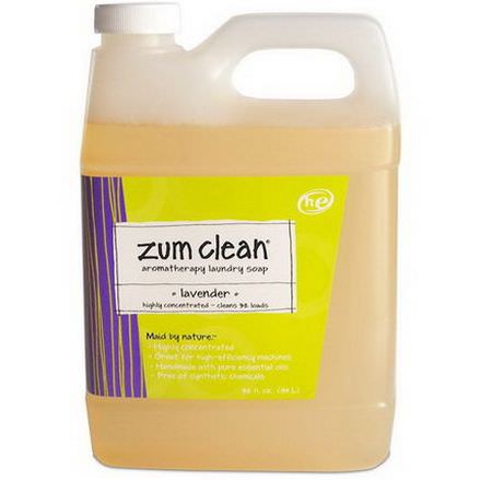 Indigo Wild, Zum Clean, Aromatherapy Laundry Soap, Lavender .94 L