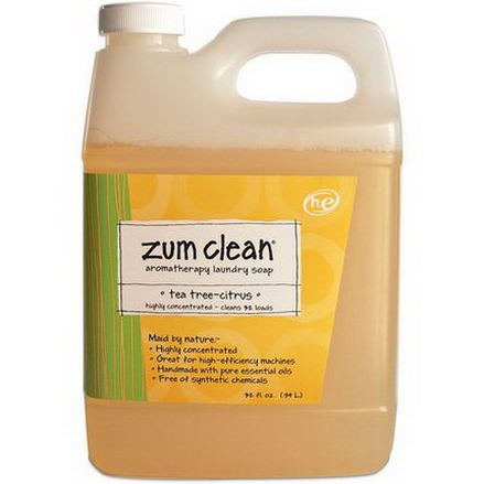 Indigo Wild, Zum Clean, Aromatherapy Laundry Soap, Tea Tree-Citrus .94 L